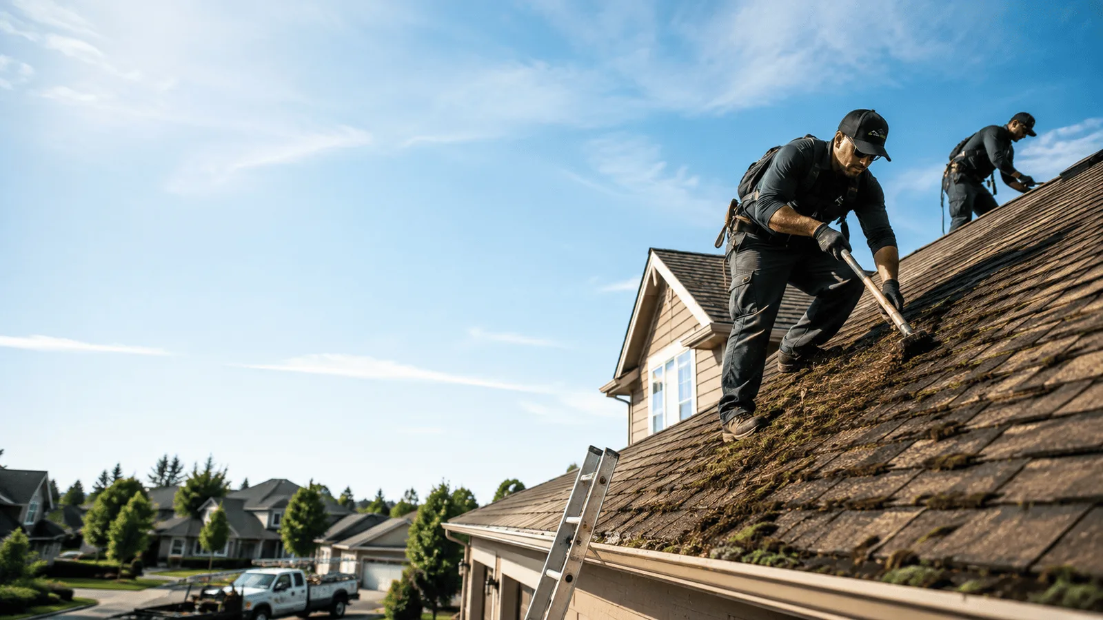 Roof Moss Removal in Dime Box, TX near me